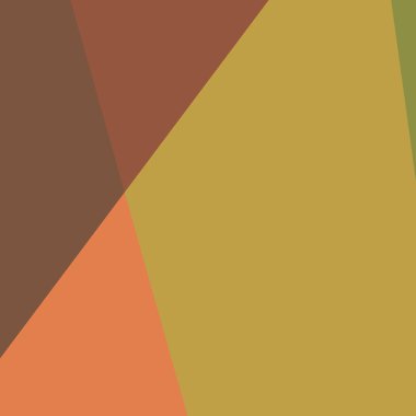 Soyut hesaplama rengi Polygones arkaplan çizimi