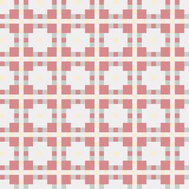 Soyut çapraz desenli üretken hesaplama sanatı çizimi