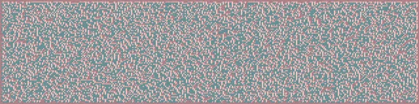 Edward Zajec 'in 1971' deki Il Cubo 'sunun uygulanması. Esasen 8 taştan oluşan bir Truchet fayans seti ve yerleştirme sanatı illüstrasyonu için kurallar