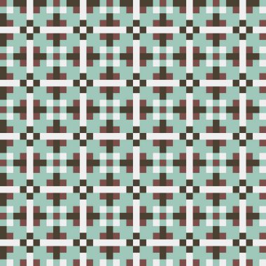 Soyut çapraz desenli üretken hesaplama sanatı çizimi