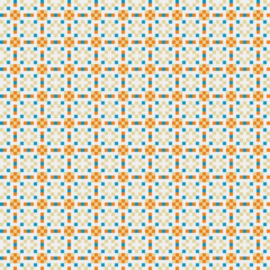 Soyut çapraz desenli üretken hesaplama sanatı çizimi