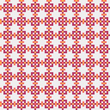 Soyut çapraz desenli üretken hesaplama sanatı çizimi