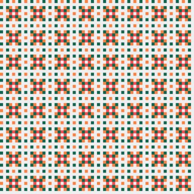 Soyut çapraz desenli üretken hesaplama sanatı çizimi