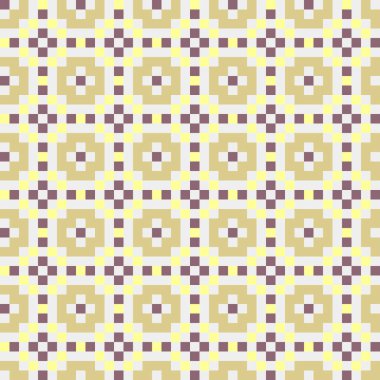 Soyut çapraz desenli üretken hesaplama sanatı çizimi