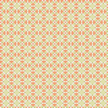 Soyut çapraz desenli üretken hesaplama sanatı çizimi