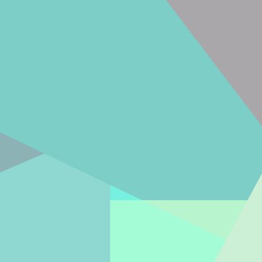 Soyut hesaplama rengi Polygones arkaplan çizimi