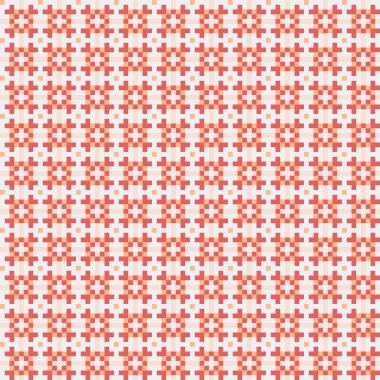 Soyut çapraz desenli üretken hesaplama sanatı çizimi