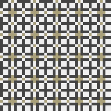 Soyut çapraz desenli üretken hesaplama sanatı çizimi