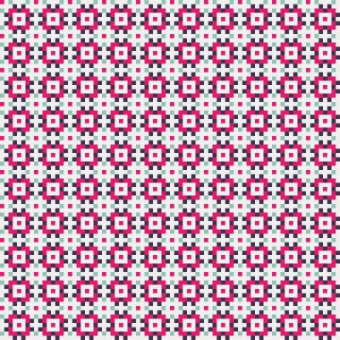 Soyut çapraz desenli üretken hesaplama sanatı çizimi