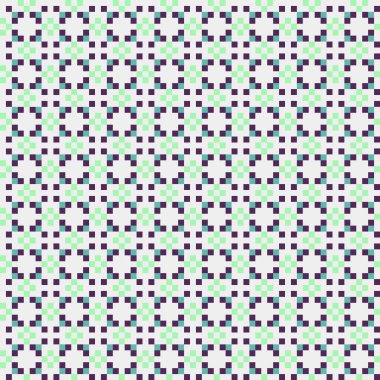 Soyut çapraz desenli üretken hesaplama sanatı çizimi