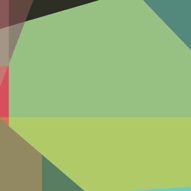 Soyut hesaplama rengi Polygones arkaplan çizimi