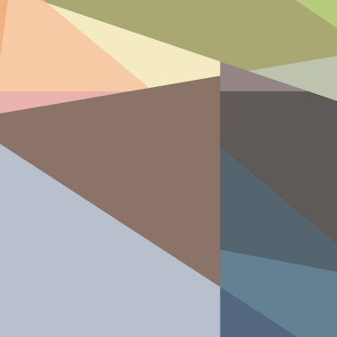 Soyut hesaplama rengi Polygones arkaplan çizimi