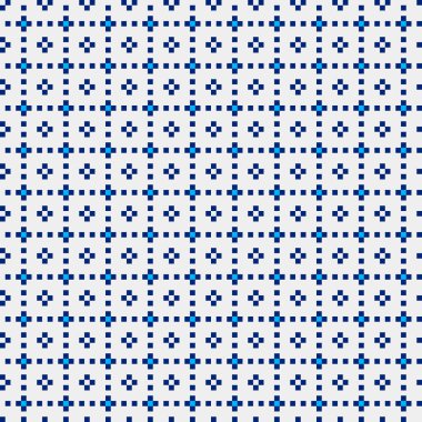 Soyut çapraz desenli üretken hesaplama sanatı çizimi