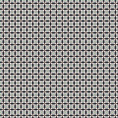 Soyut çapraz desenli üretken hesaplama sanatı çizimi