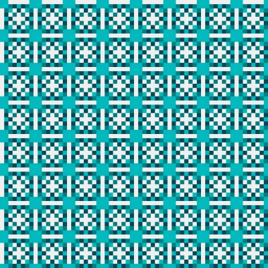 Soyut çapraz desenli üretken hesaplama sanatı çizimi