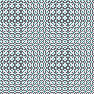 Soyut çapraz desenli üretken hesaplama sanatı çizimi