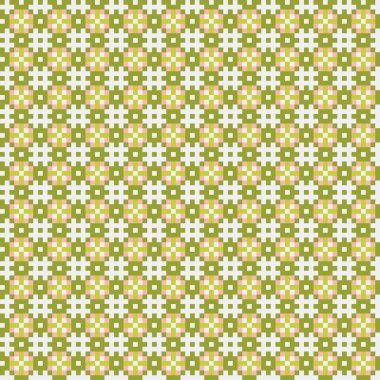 Soyut çapraz desenli üretken hesaplama sanatı çizimi