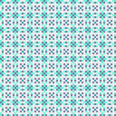 Soyut çapraz desenli üretken hesaplama sanatı çizimi