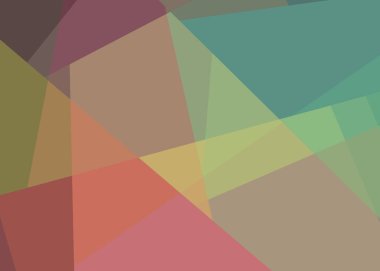 Soyut hesaplama rengi Polygones arkaplan çizimi