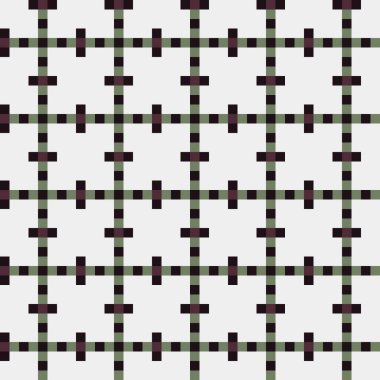 Soyut çapraz desenli üretken hesaplama sanatı çizimi