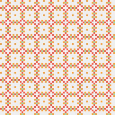 Soyut çapraz desenli üretken hesaplama sanatı çizimi