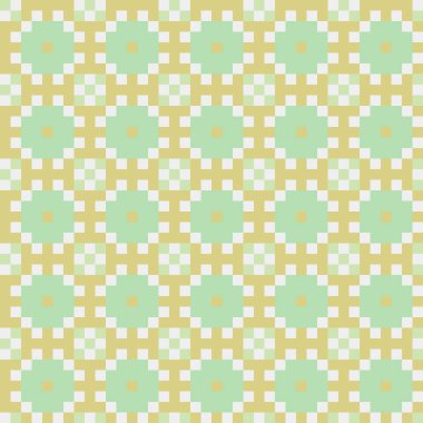 Soyut çapraz desenli üretken hesaplama sanatı çizimi