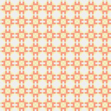 Soyut çapraz desenli üretken hesaplama sanatı çizimi