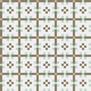 Soyut çapraz desenli üretken hesaplama sanatı çizimi