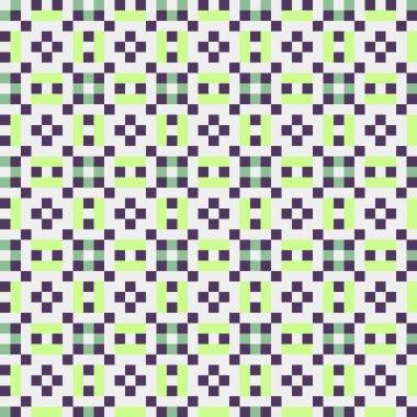 Soyut çapraz desenli üretken hesaplama sanatı çizimi