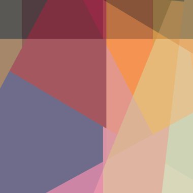 Soyut hesaplama rengi Polygones arkaplan çizimi