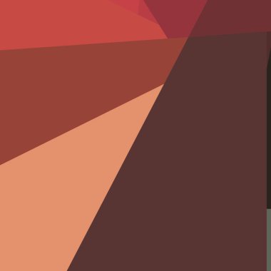 Soyut hesaplama rengi Polygones arkaplan çizimi