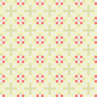 Soyut çapraz desenli üretken hesaplama sanatı çizimi