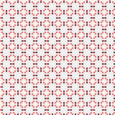 Soyut çapraz desenli üretken hesaplama sanatı çizimi