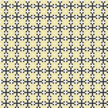 Soyut çapraz desenli üretken hesaplama sanatı çizimi