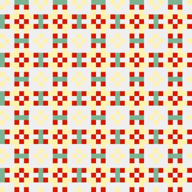 Soyut çapraz desenli üretken hesaplama sanatı çizimi