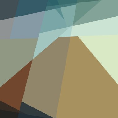 Soyut hesaplama rengi Polygones arkaplan çizimi