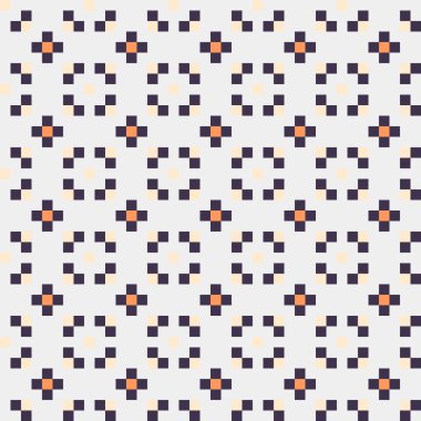 Soyut çapraz desenli üretken hesaplama sanatı çizimi