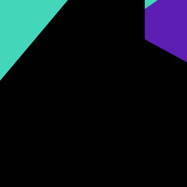 Geometrik soyutlama üretken sanat arkaplan çizimi