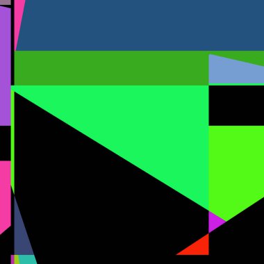 Geometrik soyutlama üretken sanat arkaplan çizimi