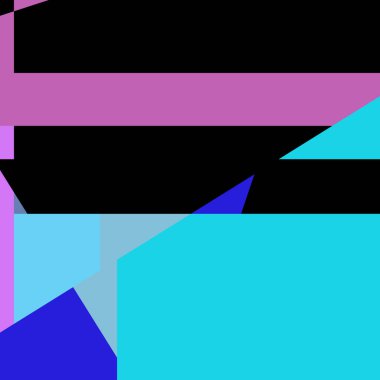 Geometrik soyutlama üretken sanat arkaplan çizimi