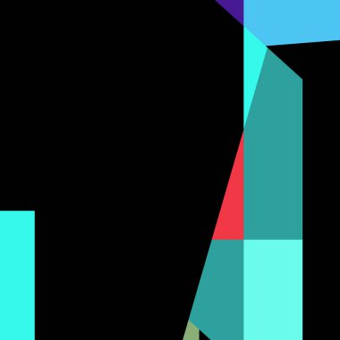 Geometrik soyutlama üretken sanat arkaplan çizimi