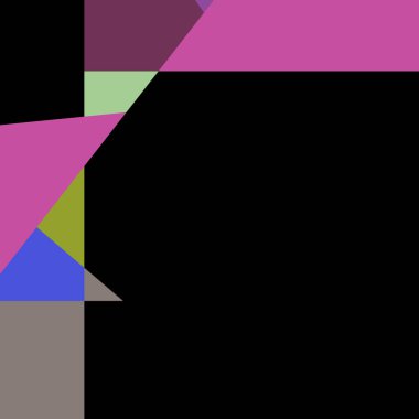 Geometrik soyutlama üretken sanat arkaplan çizimi