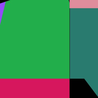 Geometrik soyutlama üretken sanat arkaplan çizimi