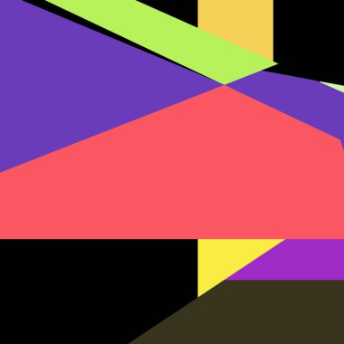 Geometrik soyutlama üretken sanat arkaplan çizimi