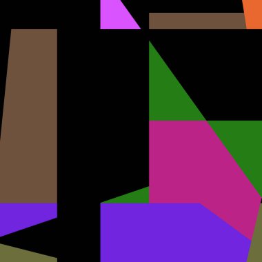 Geometrik soyutlama üretken sanat arkaplan çizimi