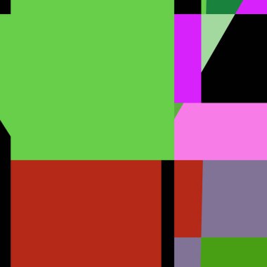 Geometrik soyutlama üretken sanat arkaplan çizimi