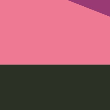 Geometrik soyutlama üretken sanat arkaplan çizimi