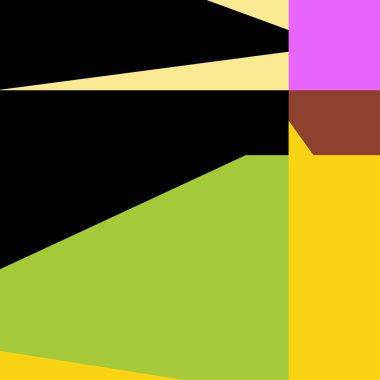 Geometrik soyutlama üretken sanat arkaplan çizimi