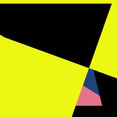 Geometrik soyutlama üretken sanat arkaplan çizimi