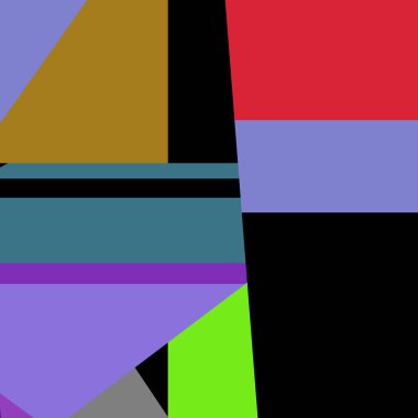 Geometrik soyutlama üretken sanat arkaplan çizimi